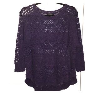 Gorgeous purple Millau sweater!